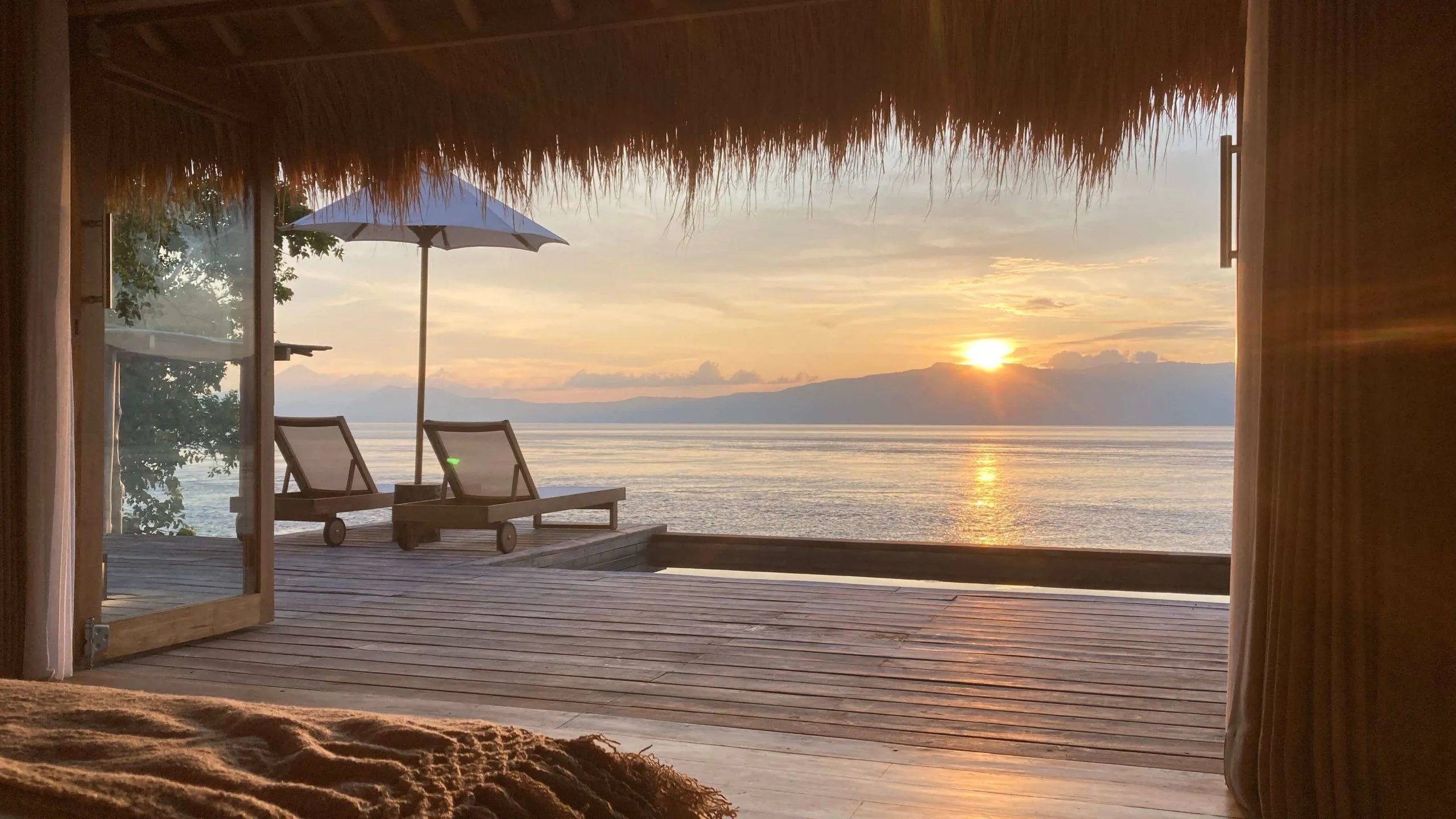 Sea view from Cliff Villa